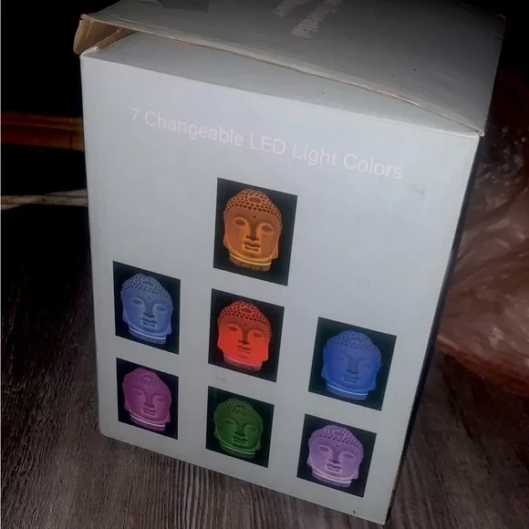 White Buddha Head Aroma Diffuser - Picture 2 of 2